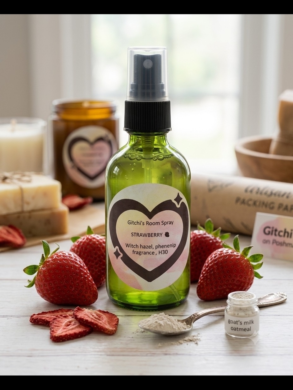 Strawberry Room Spray — Green